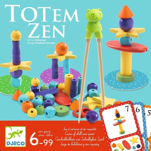 New Sealed Djeco Game Totem Zen-Balance, building & Chopsticks Skill Fun Game 🥢 - Picture 12 of 12